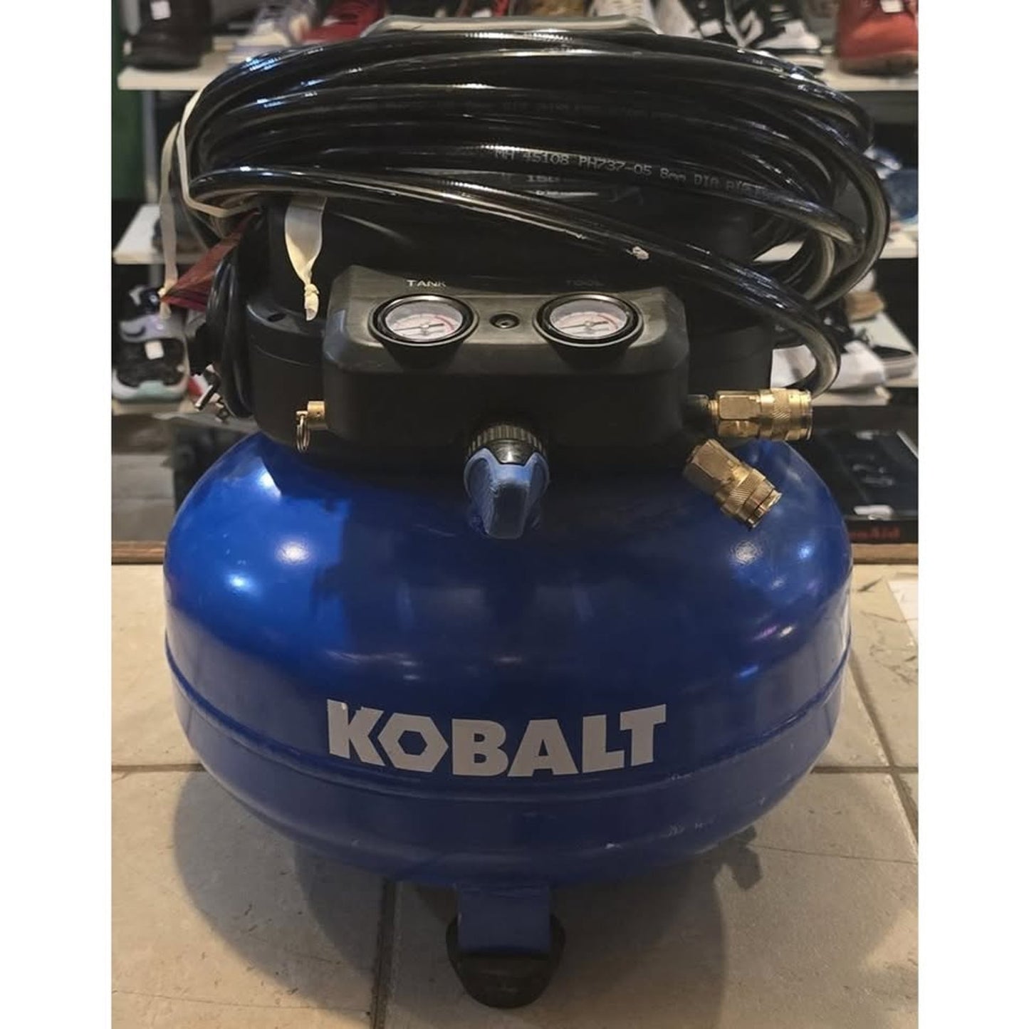 Kobalt 6-Gallon Portable Electric 150 PSI Pancake Air Compressor / 02106410 /