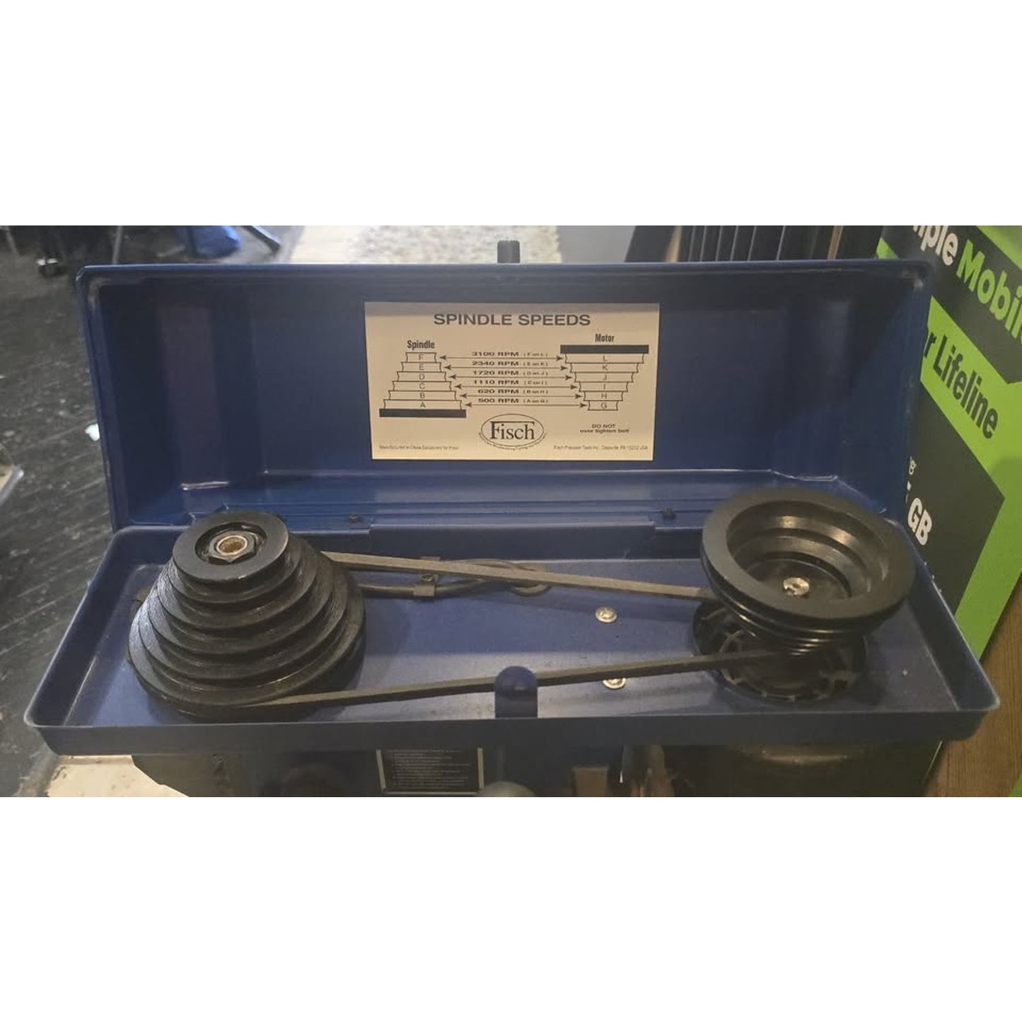 Fisch 6-Speed 12" Easy Arc Heavy Duty Drill Press