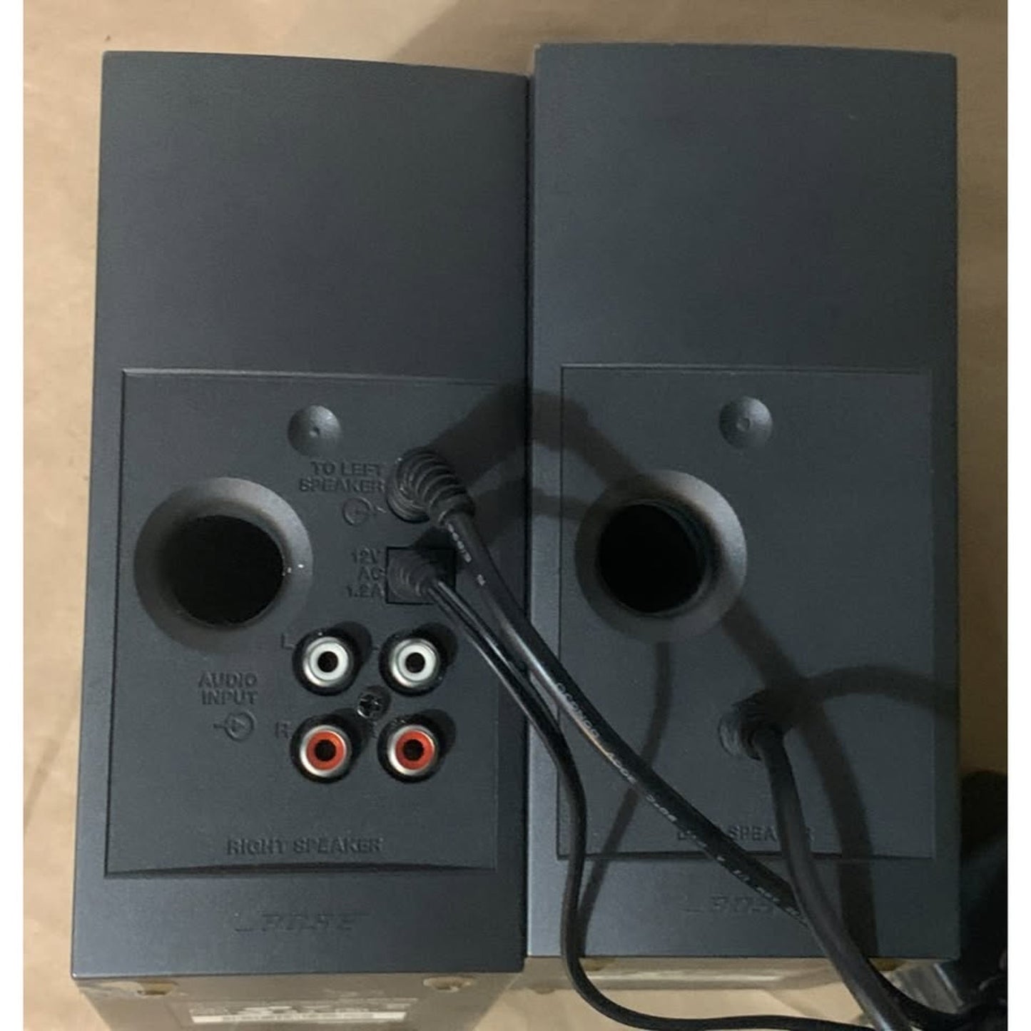 Bose Companion 2 Series II Multimedia Speaker System - Graphite - TESTED Works