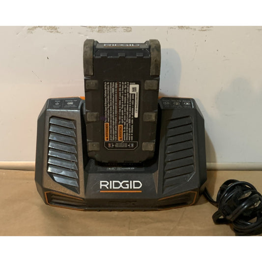 RIDGID R840095 GEN5X Dual Chemistry Battery Charger Li & NiCad Pre-owned