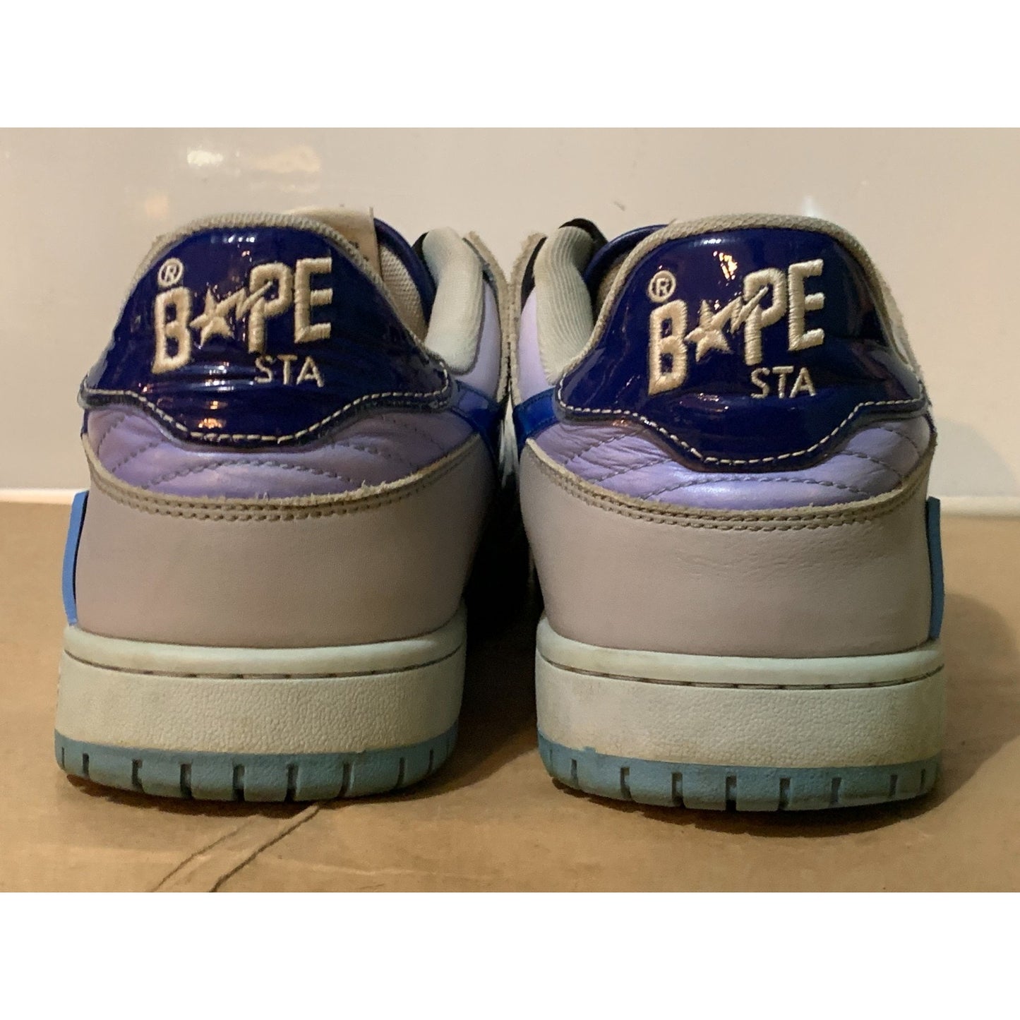 A Bathing Ape Bape SK8 STA Blue/White Size 12
