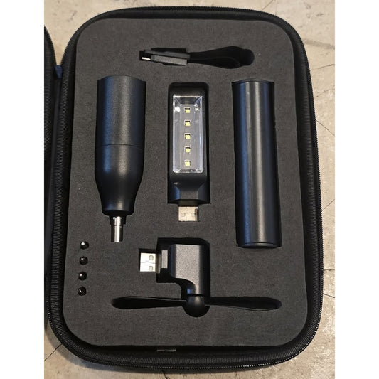 Portable Electric Tool Set / Fan / Light / Screwdriver