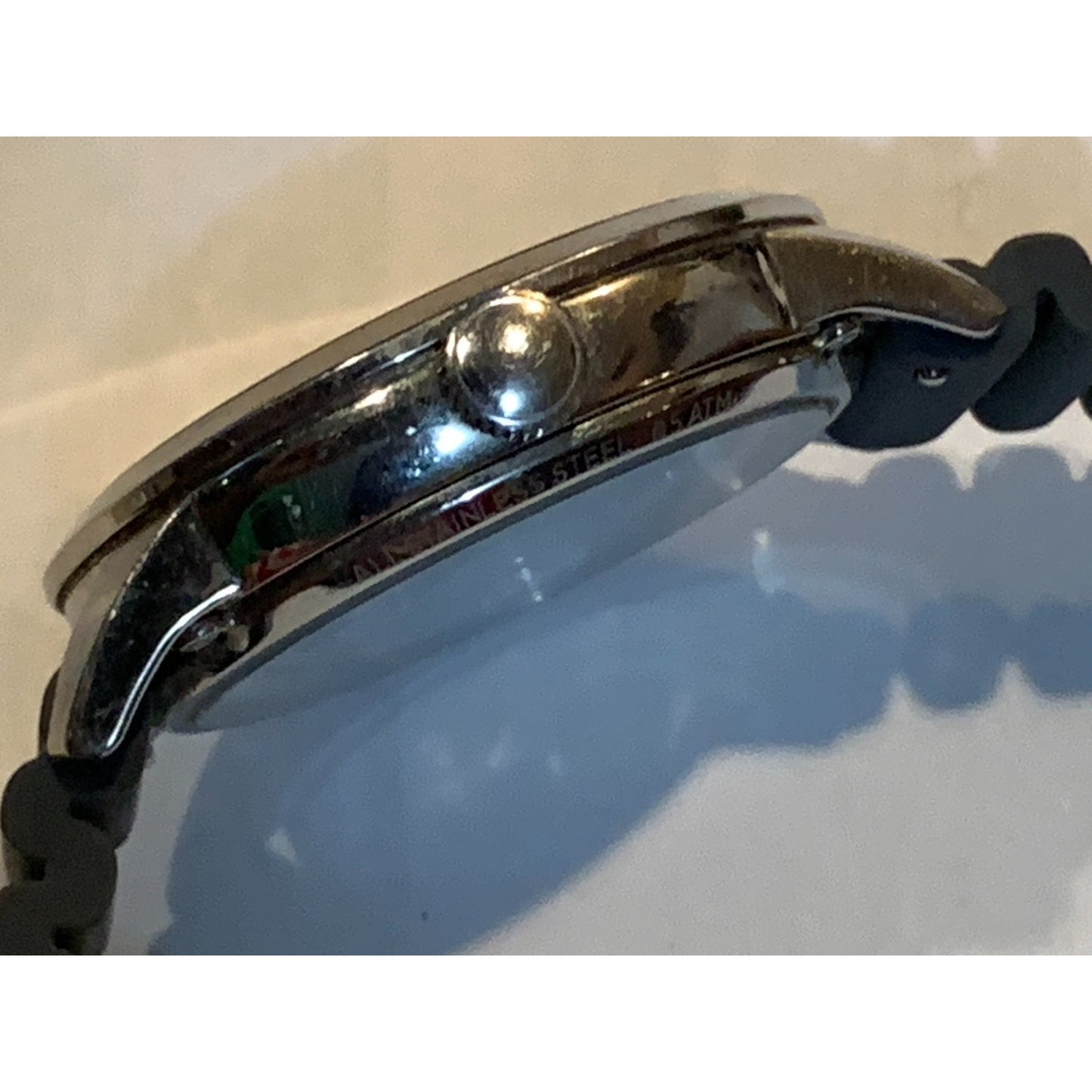 Fossil ME3041 Townsman Black Automatic Skeleton Leather band Watch 44mm