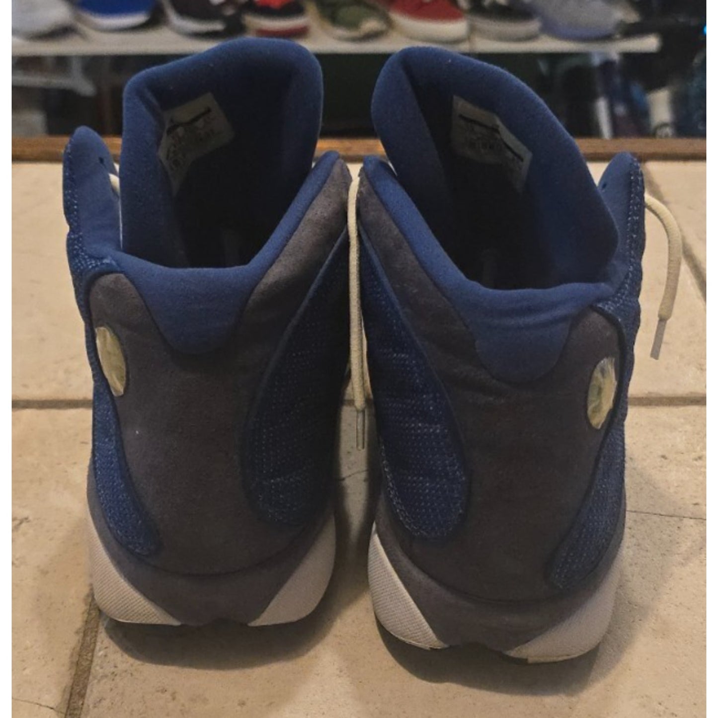 Nike Air Jordan XIII 13 Retro Flint Navy Blue Grey 414571-401 / 13M /