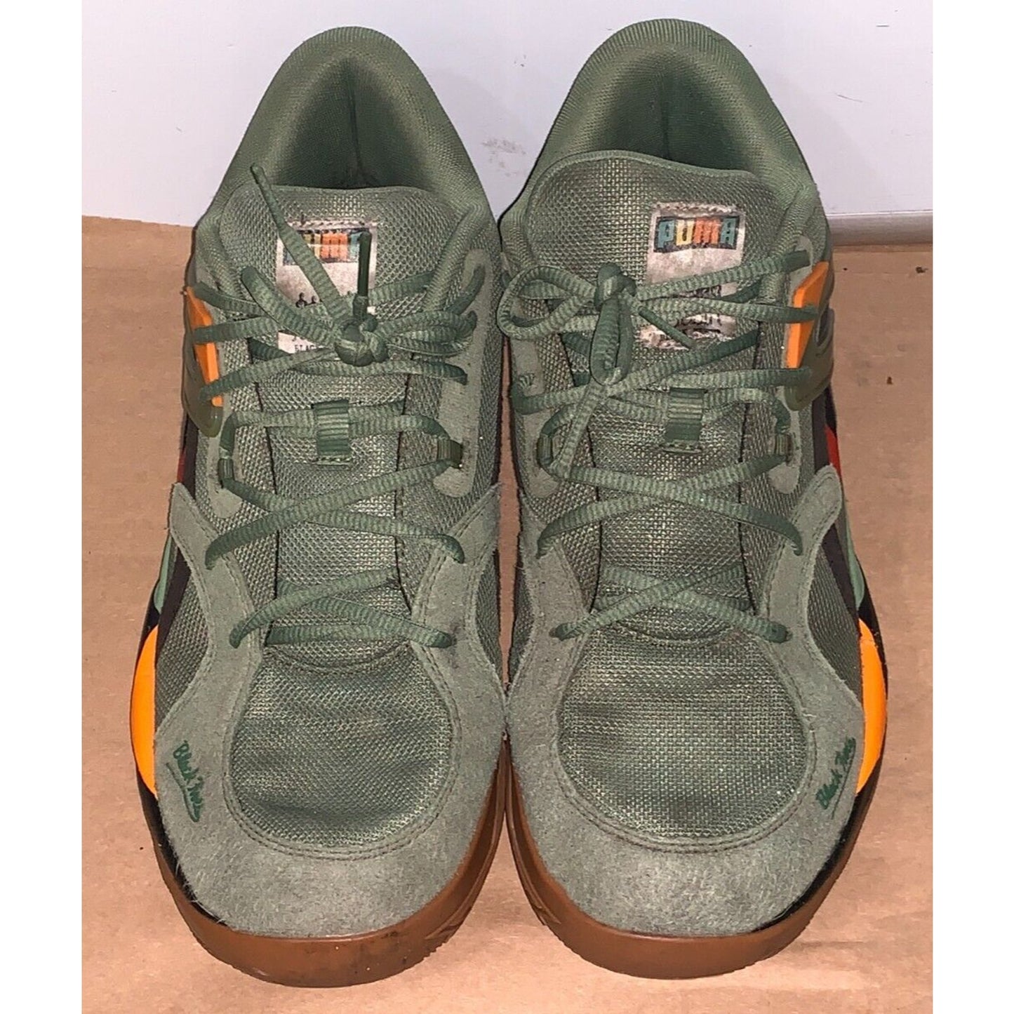Puma TRC Blaze Court X Black Fives “Dusty Forest” Sample 377583-02 Men’s 11.5