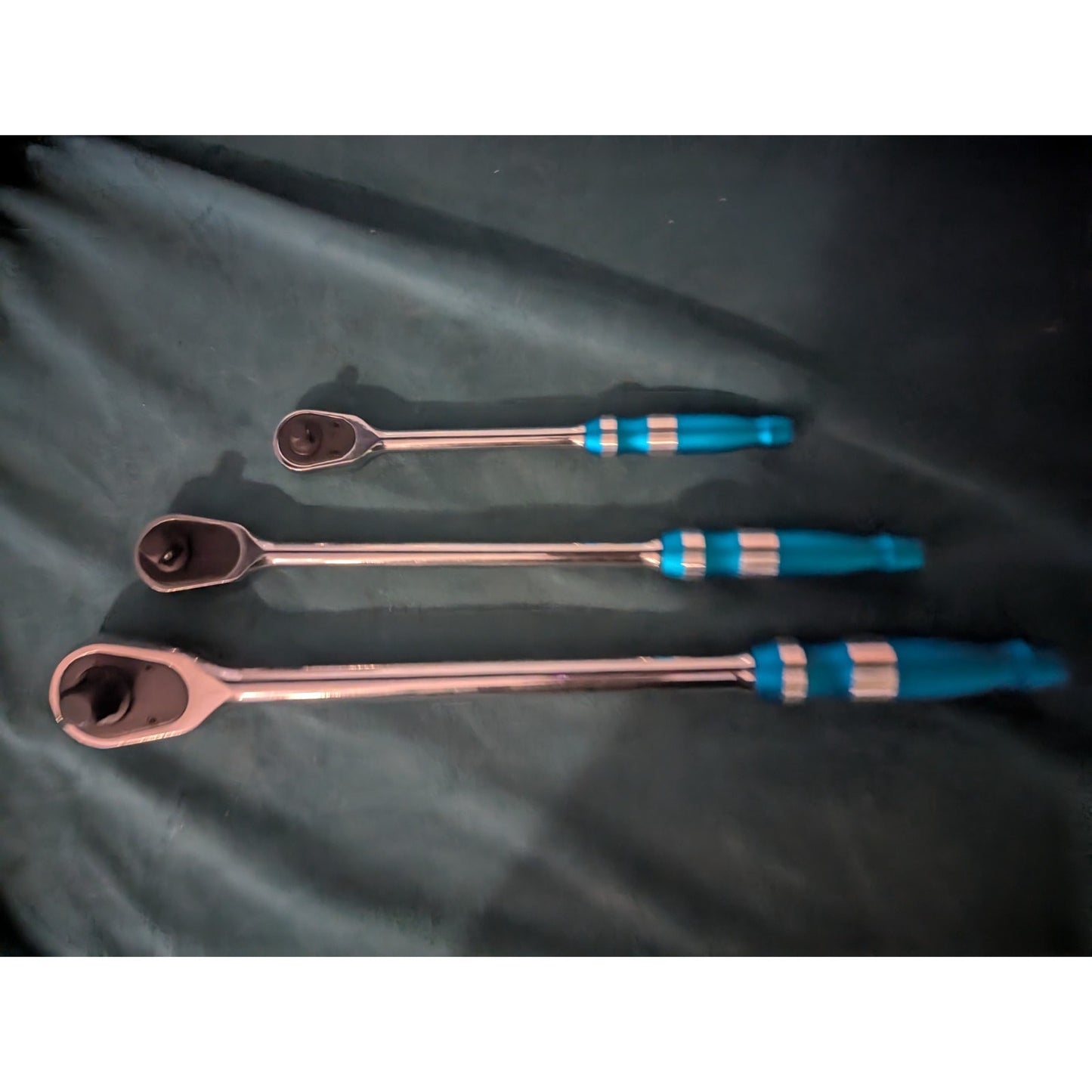 NEIKO 3pc 90-Teeth Flat Head Ratchet Set 03006A