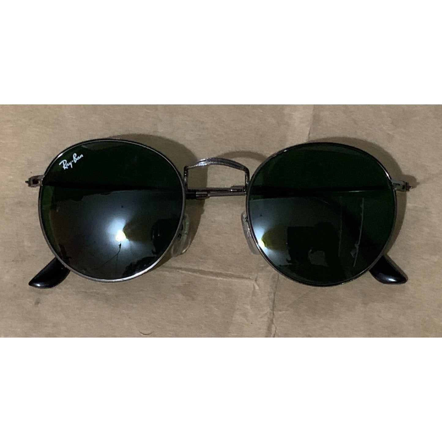 Ray Ban RB3447 Round Metal Black 50-21 135