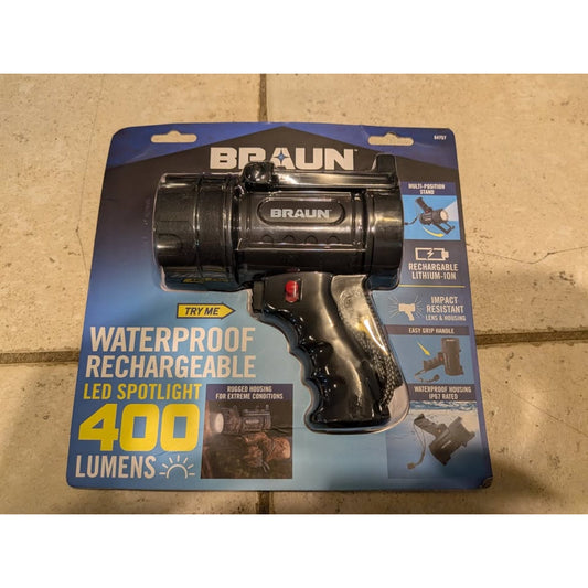 Bran 400 Lumen Rechargeable Waterproof LED Spotlight