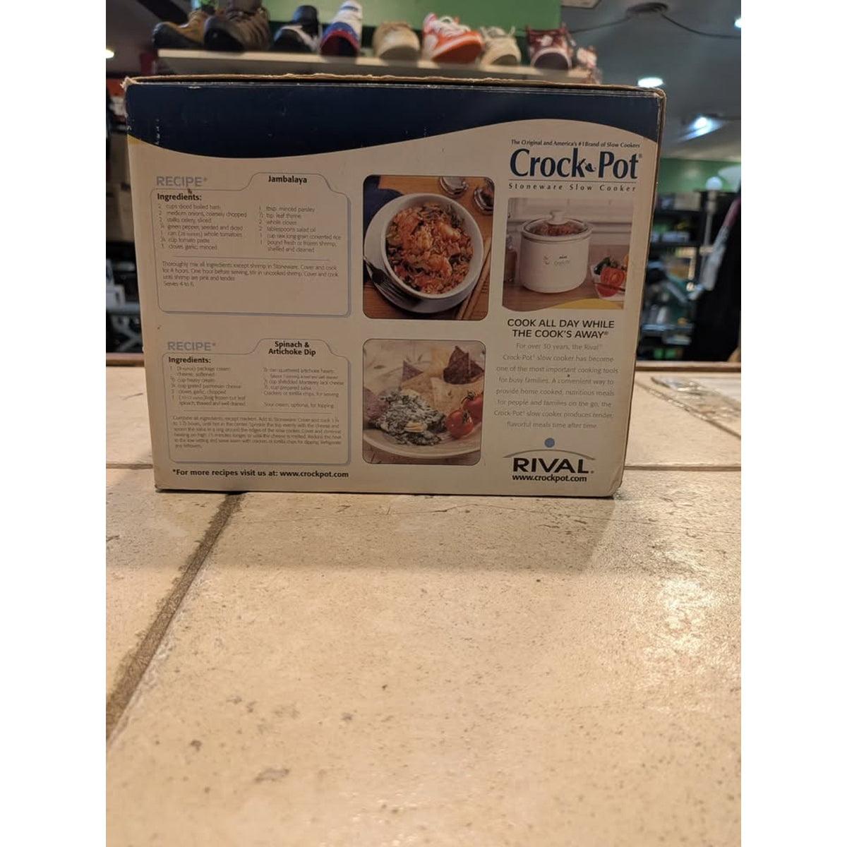 RIVAL Crockpot Stoneware Slow Cooker