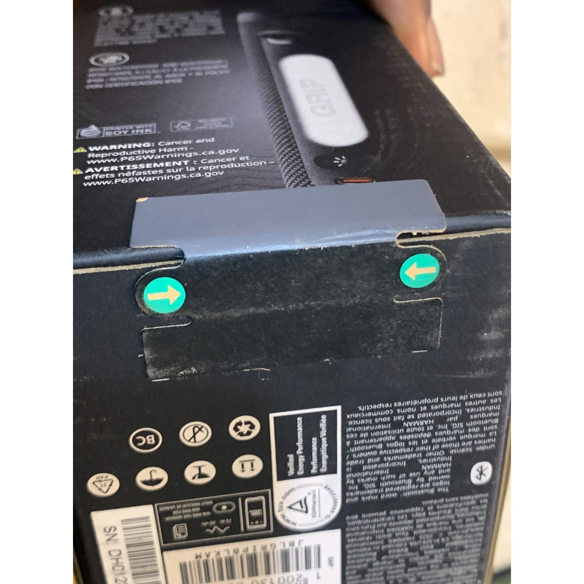 JBL Grip Compact Bluetooth Speaker Black