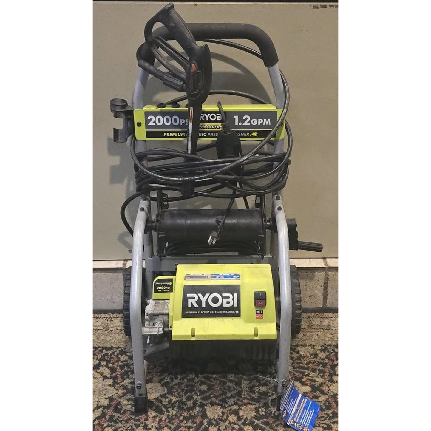 Ryobi 2,000-PSI 1.2 GPM Electric Pressure Washer / RY141900 /