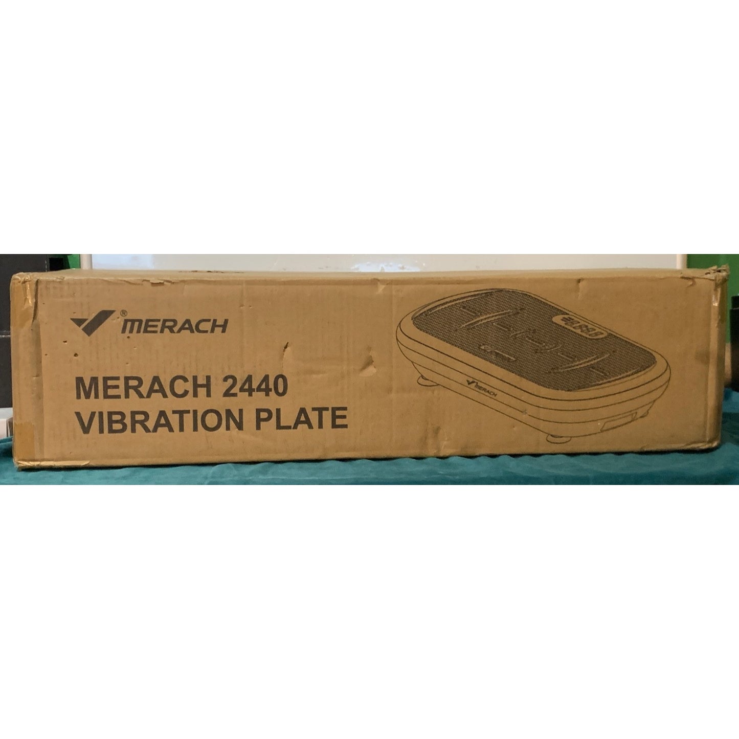 MERACH 2440 Vibration Plate Exercise Machines Bluetooth Pedal Automatic Sensing