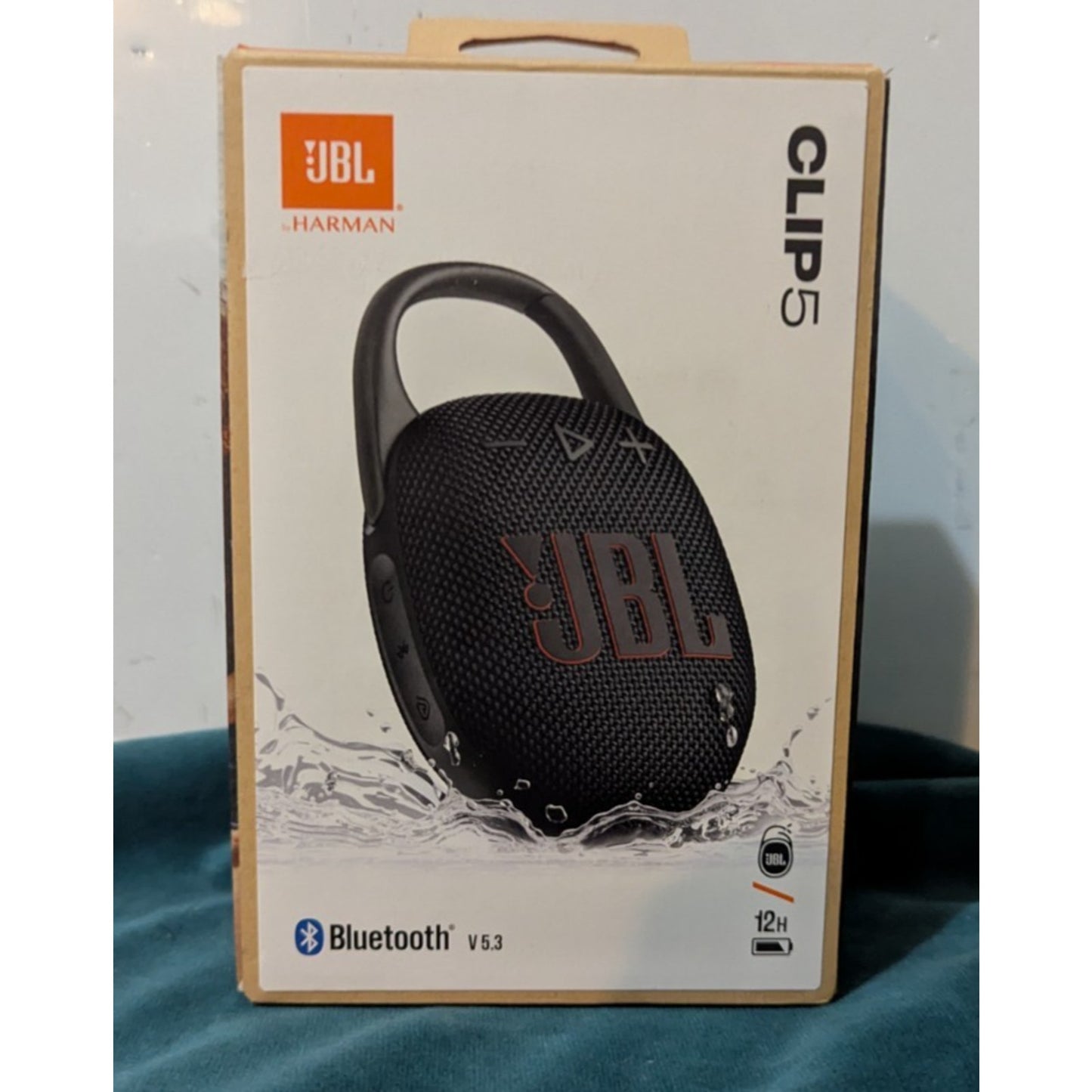 JBL Clip 5 Portable Wireless Bluetooth Speaker Black