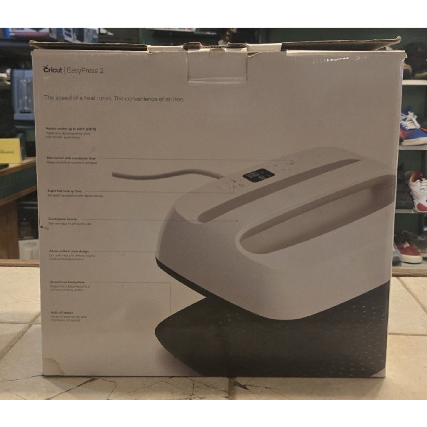 Cricut Easy Press 2 Heat Press Machine 9x9 Inch w/ Base