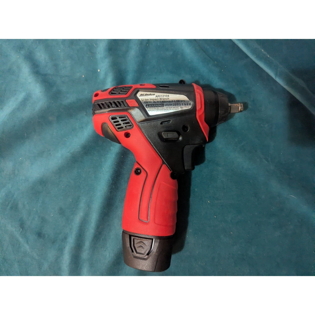 ACDelco 12V Cordless G12 Series Impact Wrench & Ratchet ARI12104 ARW1210-4