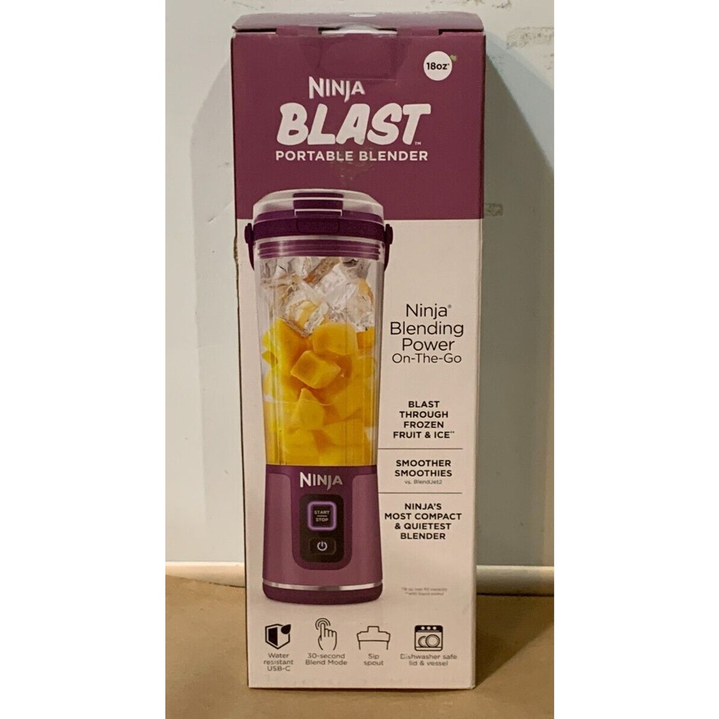 New NINJA Purple Blast 18oz Blender 231222