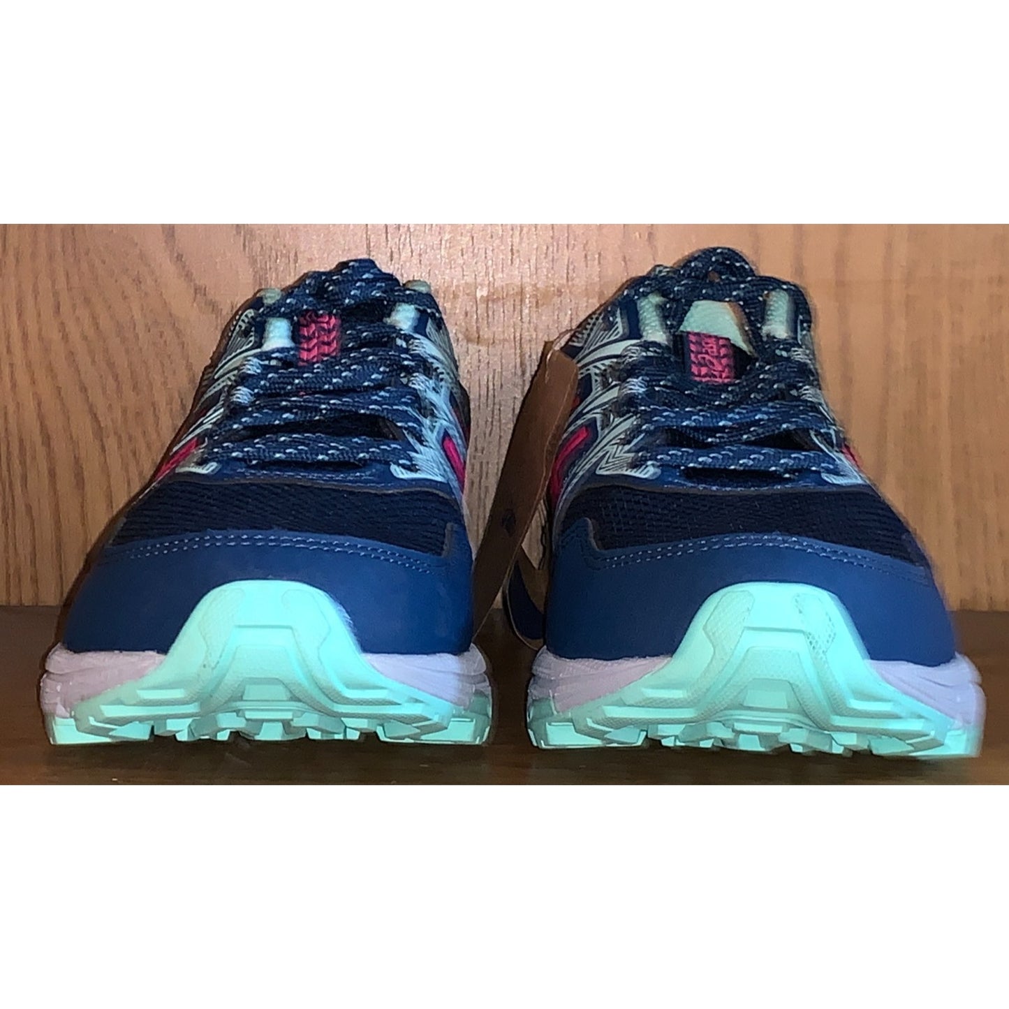 Asics Gel-Venture 8 Trail Running Shoes Sneakers Women's Size 6 Blue Pink