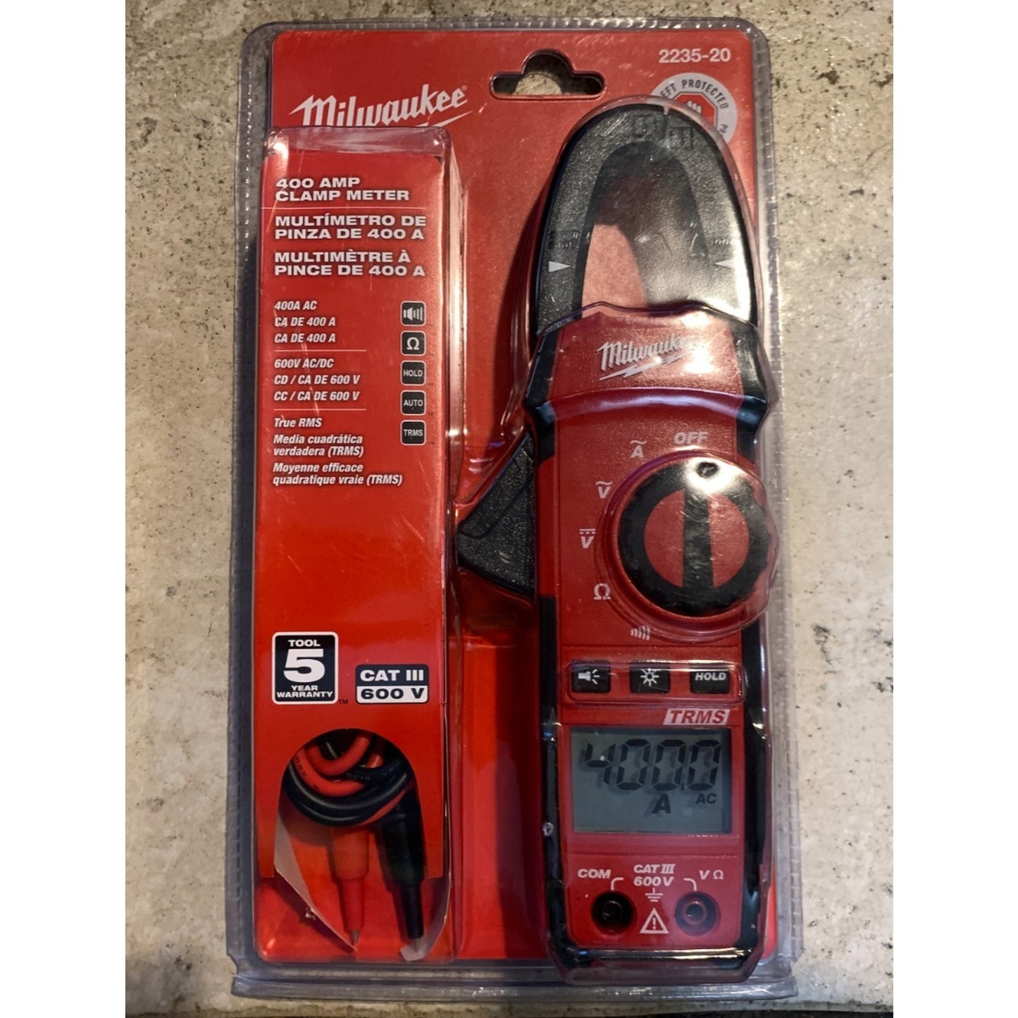 Milwaukee 223520 400 Amp Clamp Meter