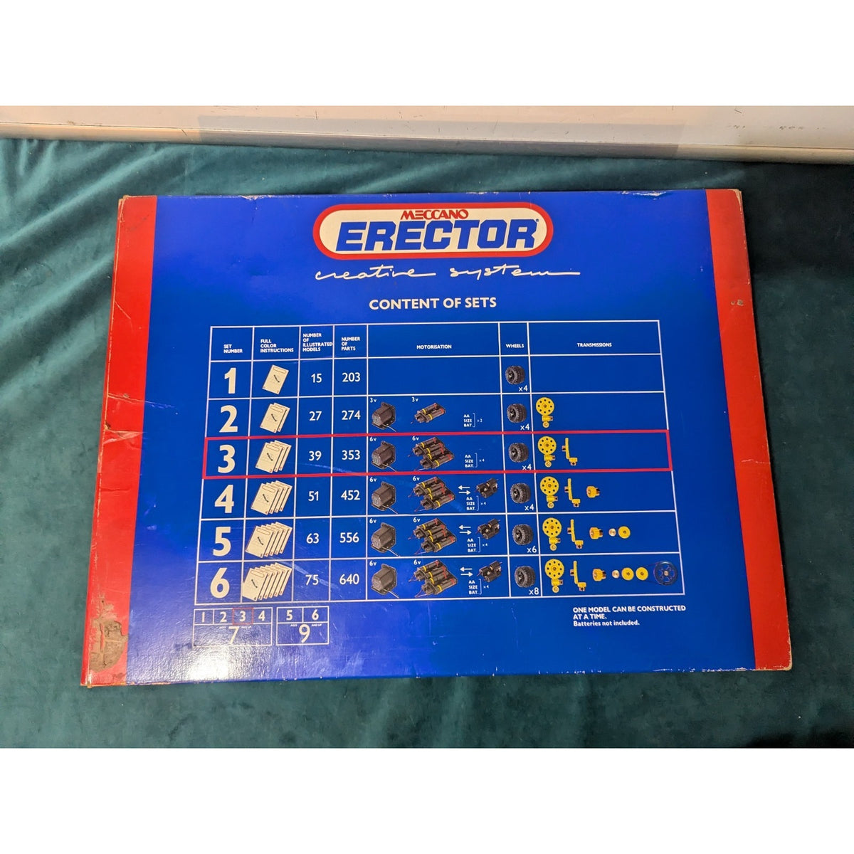Meccano Erector Set Classic Toy (Incomplete Set)