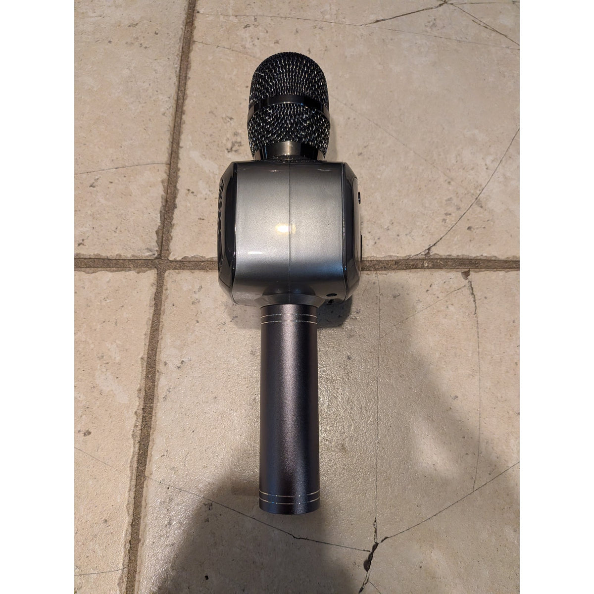 Wireless Karaoke Speaker Microphone / Gray /