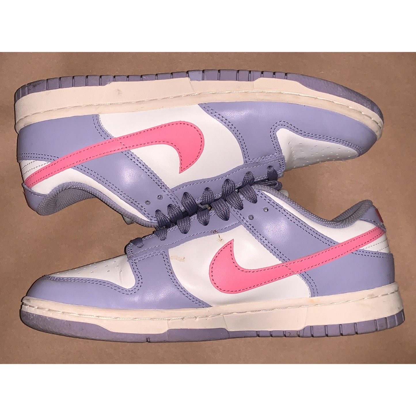 Nike Dunk Low Indigo Haze Coral Chalk Pink Purple Size 8 Women DD1503-500 2023