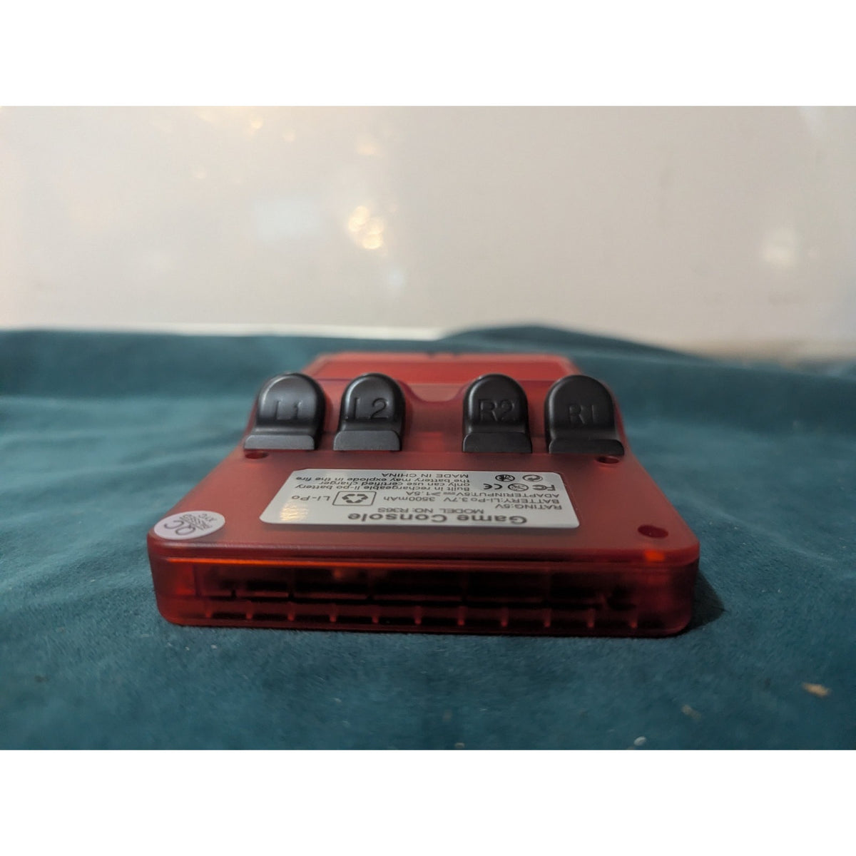 R36S Handheld Retro Game Console Red