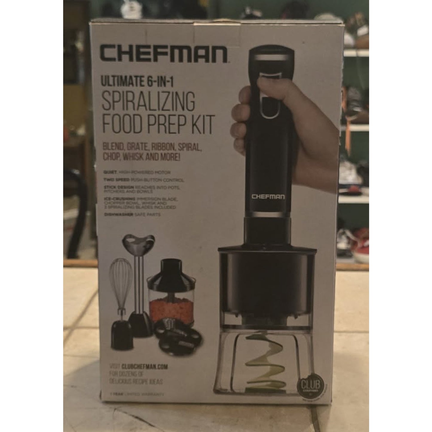 Chefman Ultimate 6-In-1 Spiralizzing Food Prop Kit