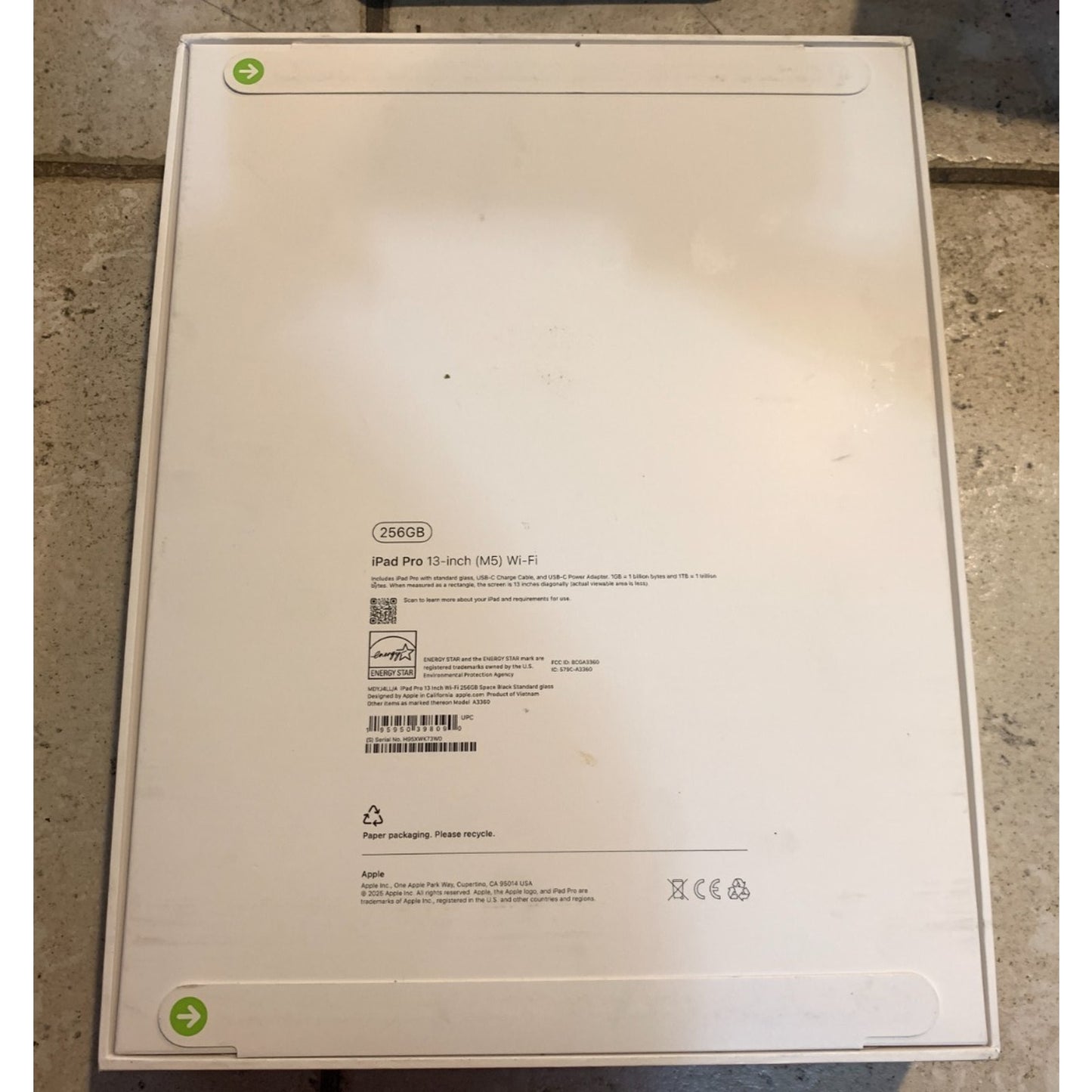 New WiFi Only Apple iPad Pro 13" M5 256GB Space Black MDYJ4LL/A