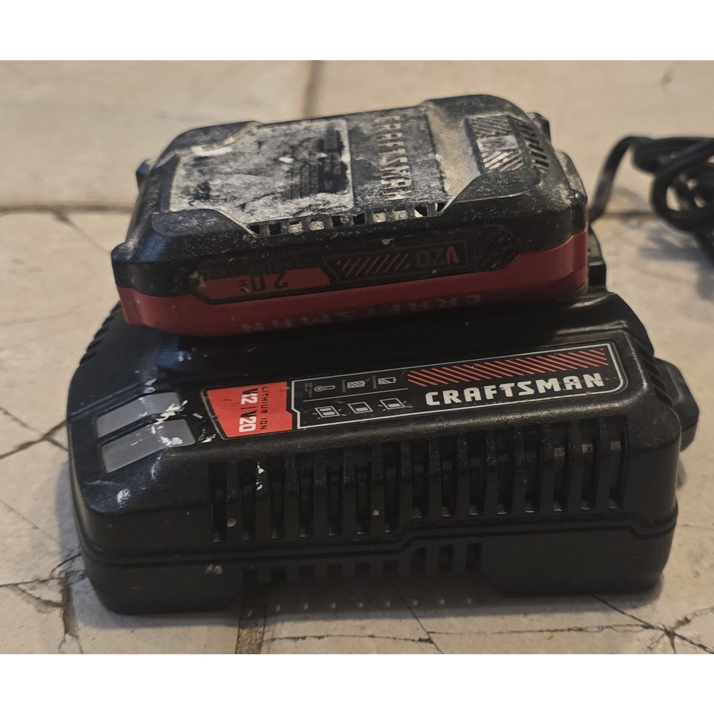 Craftsman 20V Battery & Charger / CMCB202 / CMC8100 /