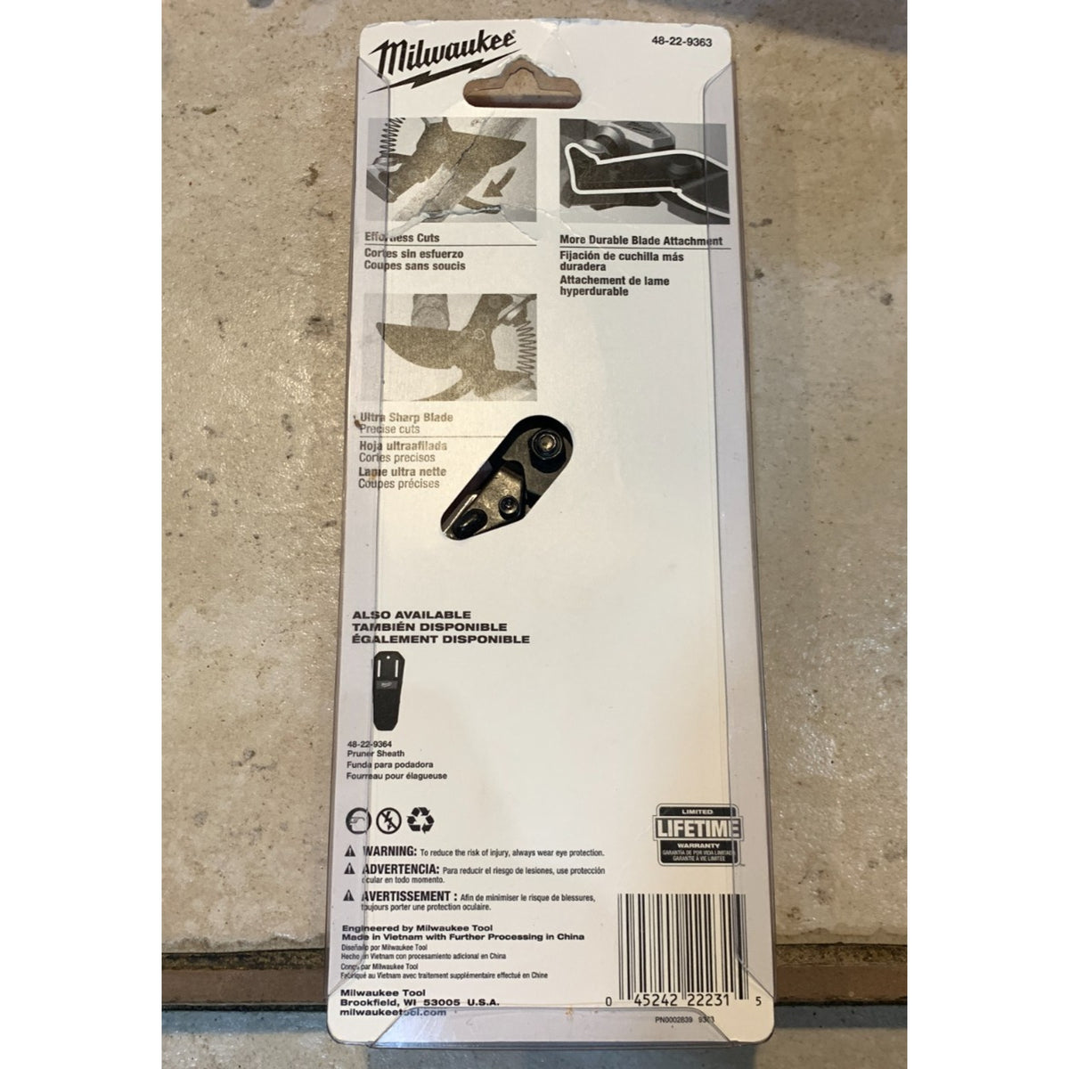 Milwaukee 48-22-9363 Heavy Duty 3/4" Pruner New