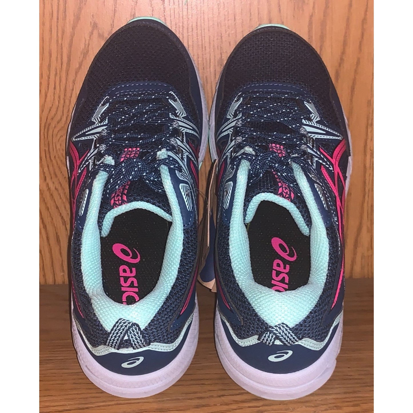 Asics Gel-Venture 8 Trail Running Shoes Sneakers Women's Size 6 Blue Pink