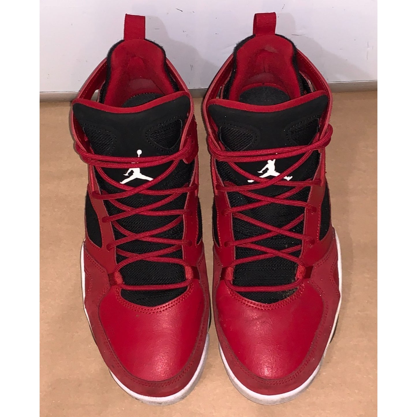 Nike Air Jordan Flight Club 91 555475-600 Men’s Shoes Size 8 Red White