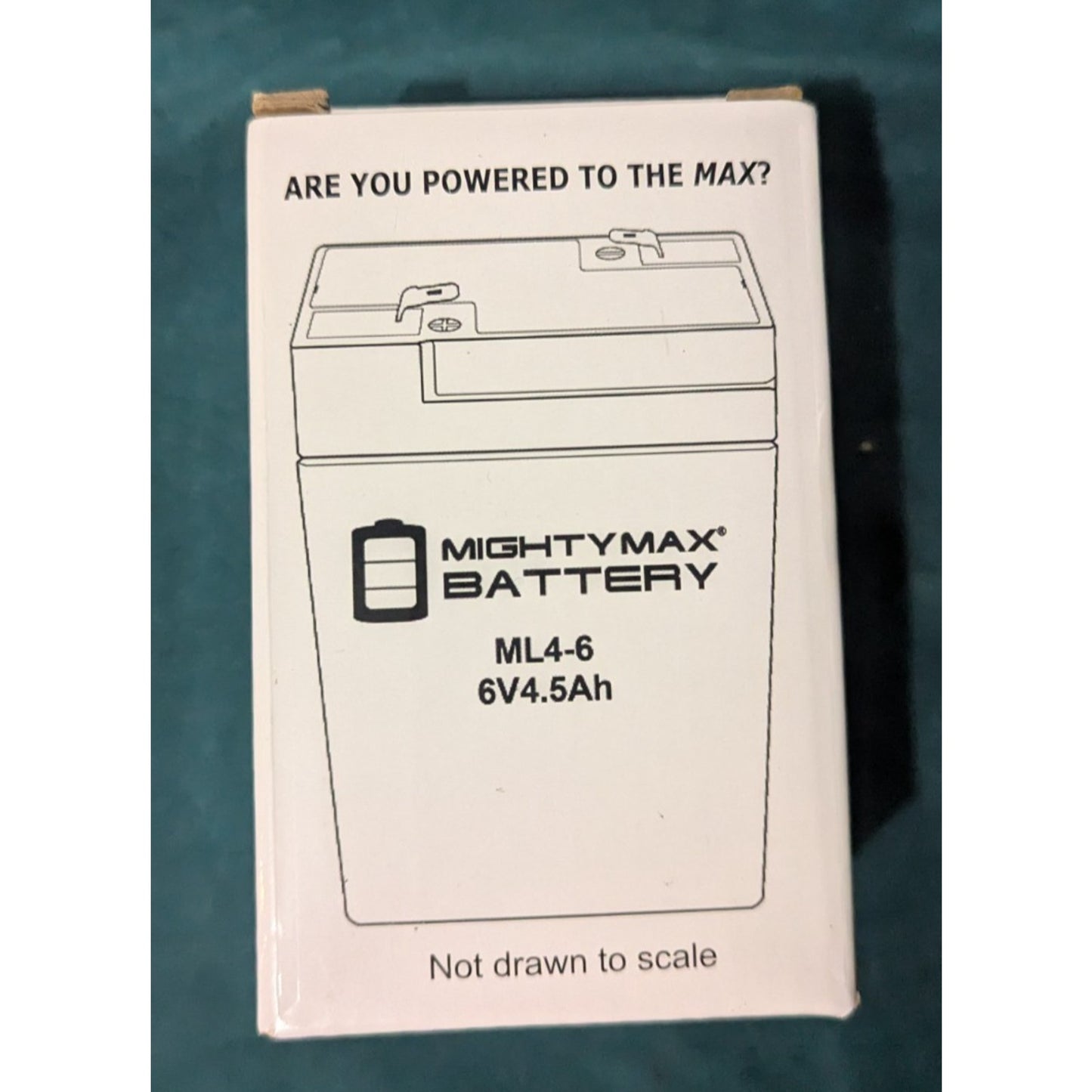 Mighty Max ML4-6 6V 4.5AH 3FM4 Replacement Battery