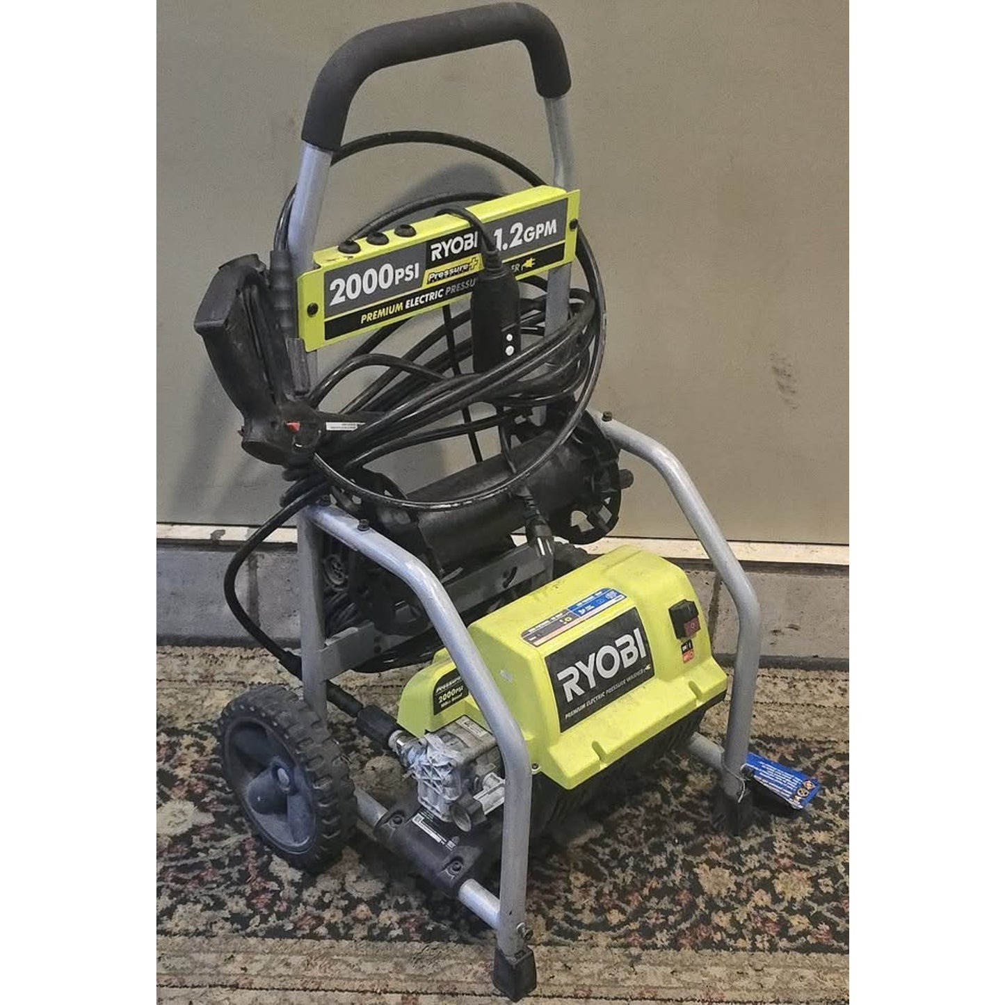 Ryobi 2,000-PSI 1.2 GPM Electric Pressure Washer / RY141900 /