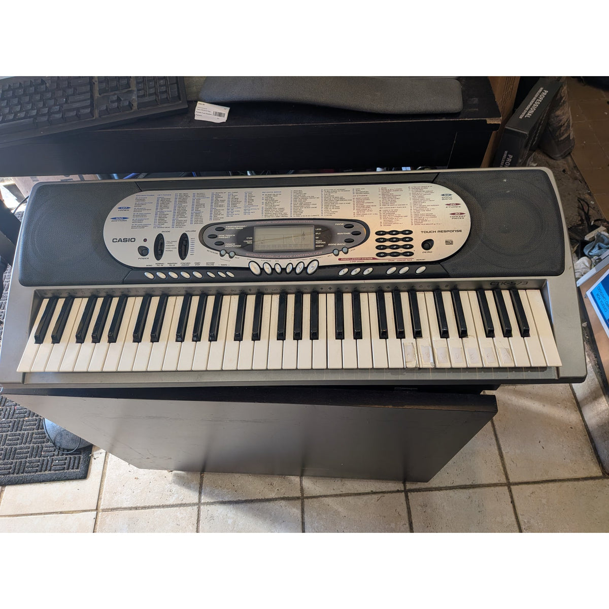 Casio CTK-573 61-Key Portable Touch Sensitive Keyboard