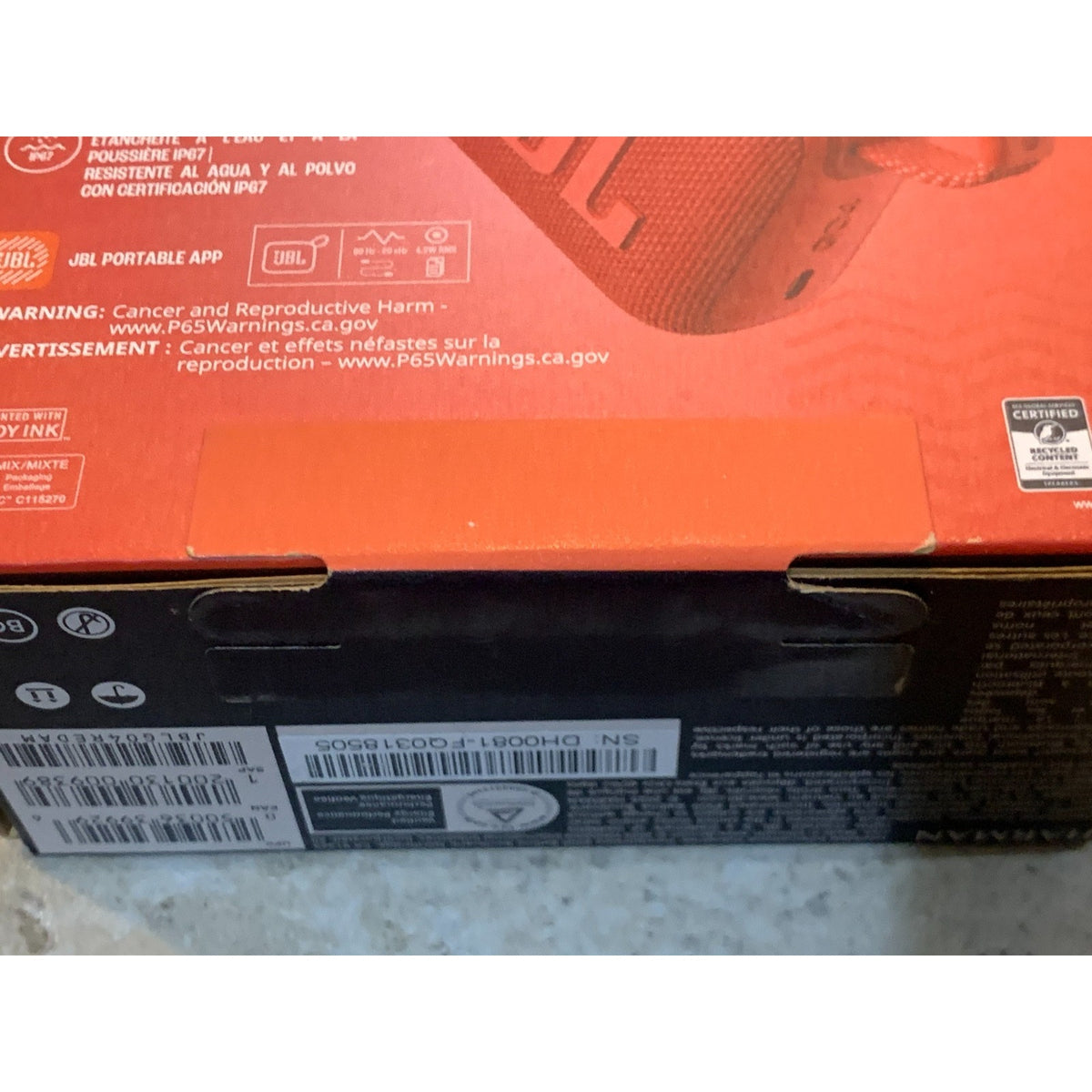 JBL Go 4 Portable Bluetooth Speaker Red