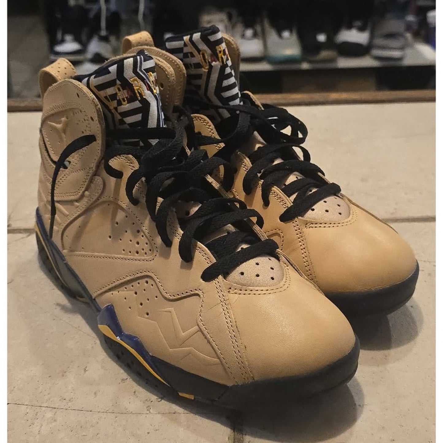 Nike Air Jordan 7 Retro SE Vachetta Tan Black Taxi DZ4729-200 Men's 9.5