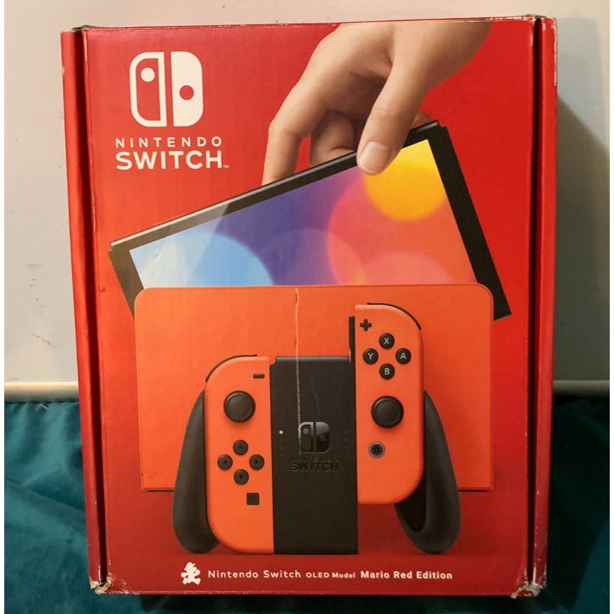 Nintendo Switch OLED Model Mario Red Edition Console 64GB 1080p Red/Black