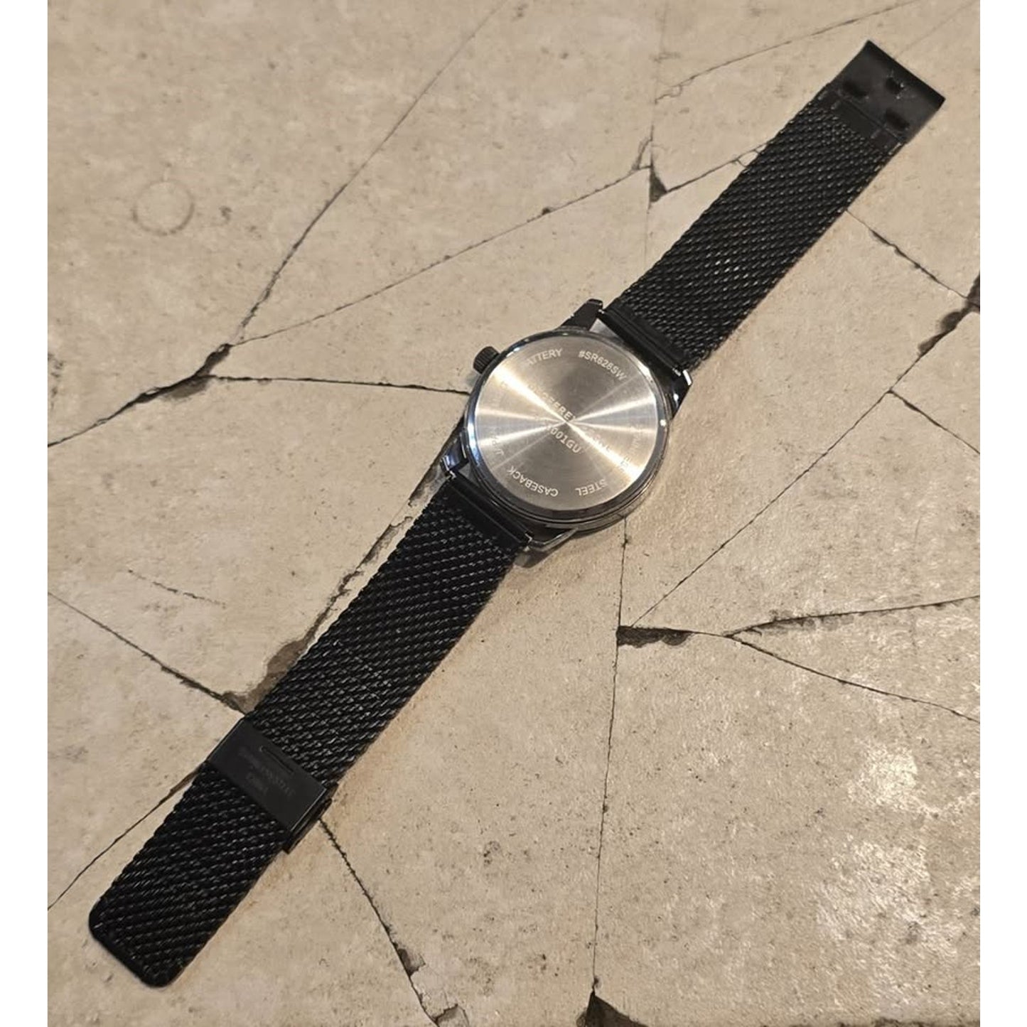 George Beene Gunmetal Diamone Accent Watch / GBA001GU /