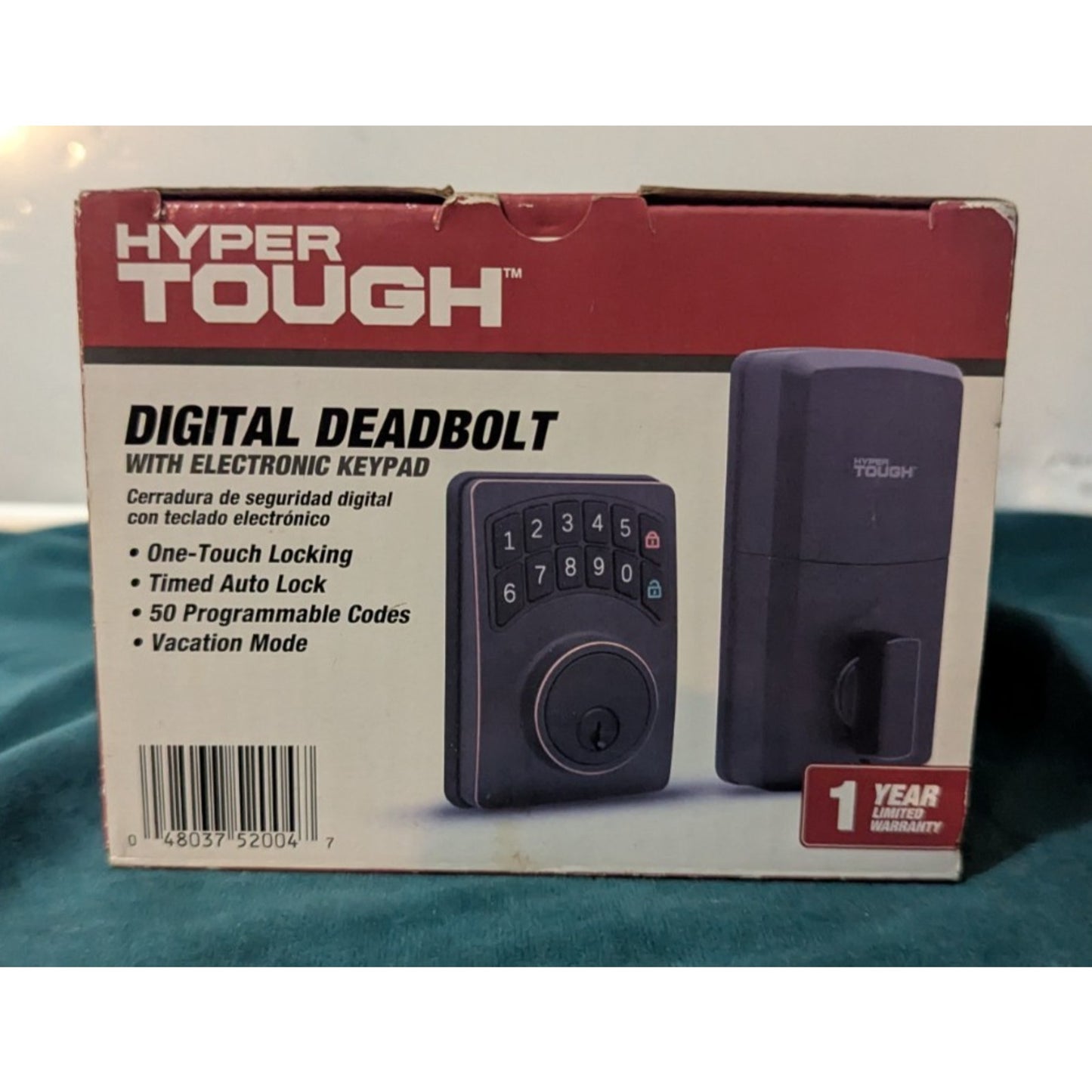 HyperTough Digital Deadbolt w/ Electronic Keypad