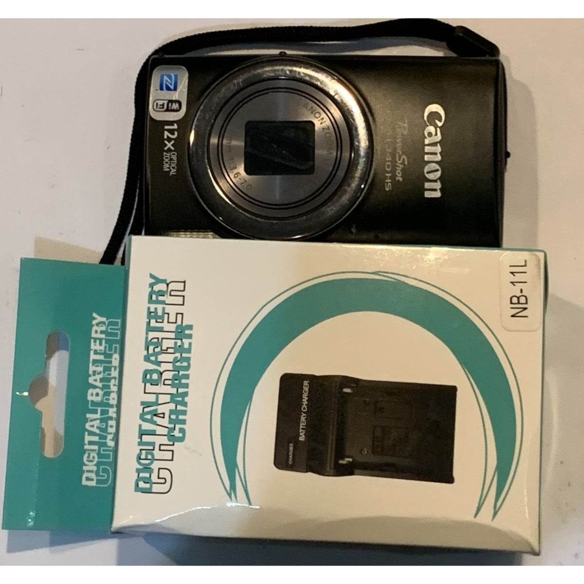 Canon PowerShot ELPH 340 HS Compact Camera Black 20MP 12x Zoom