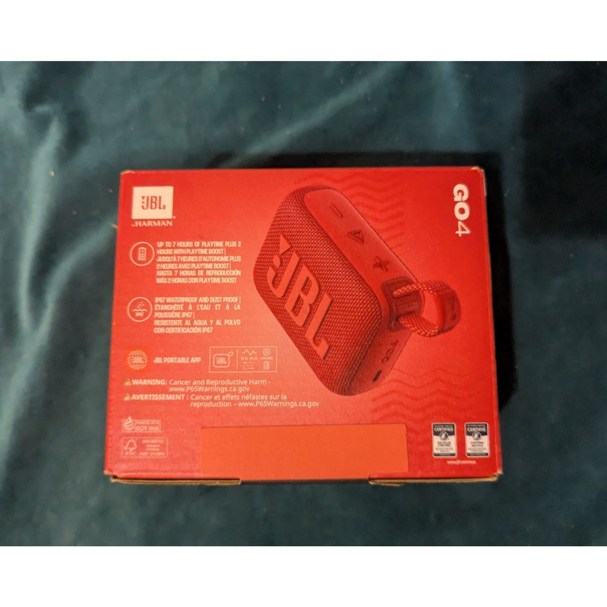JBL Go4 Portable Wireless Speaker - Black