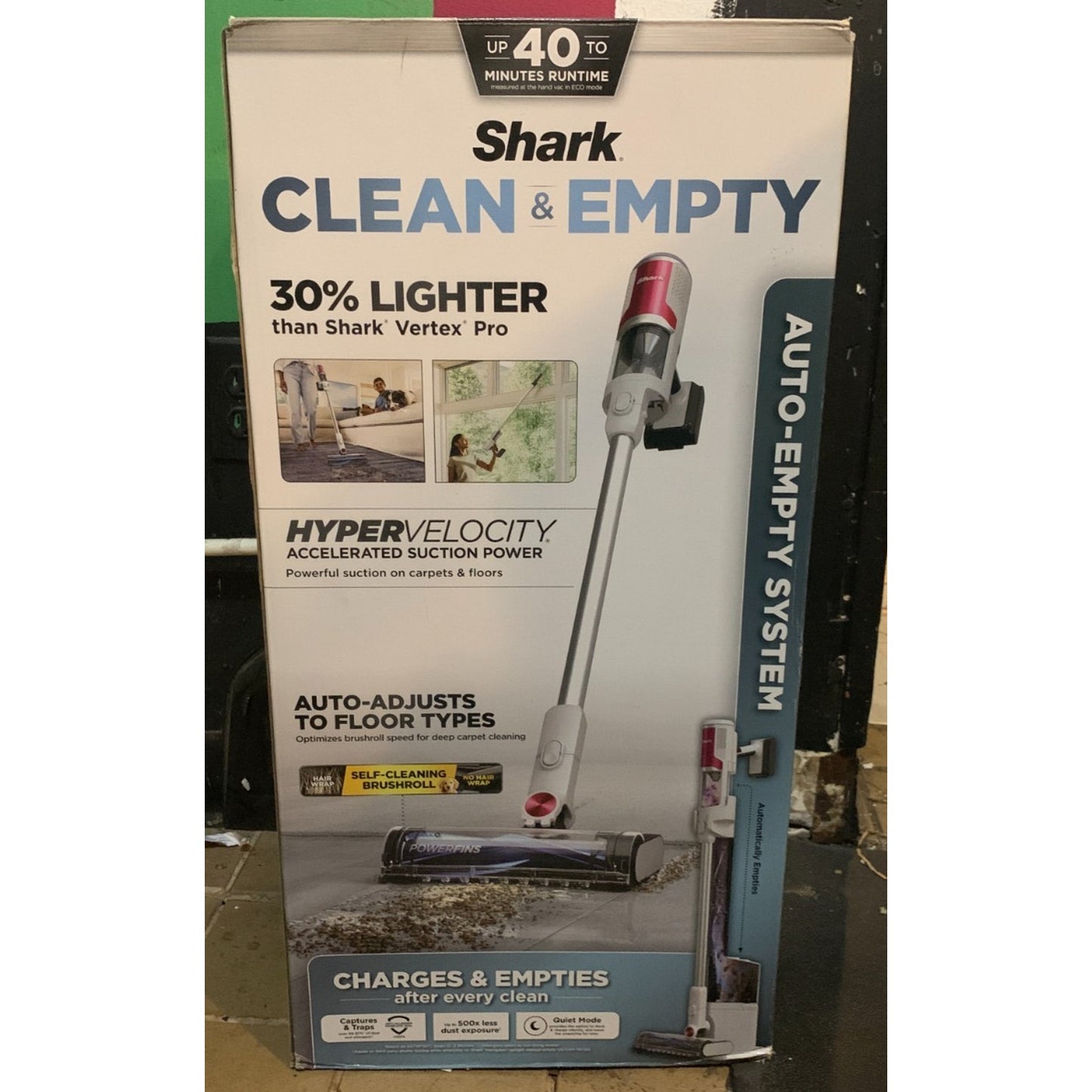 Shark Clean & Empty Cordless Multi-Surface Stick Vacuum Cleaner, BU3120