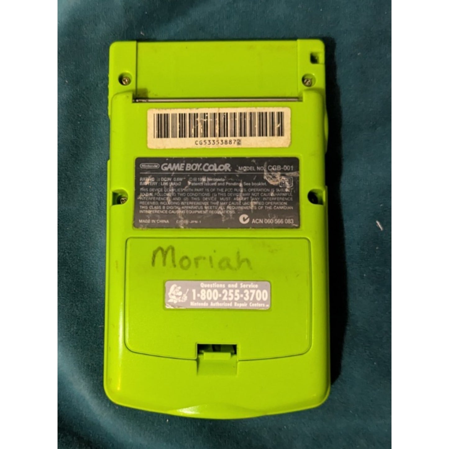 Nintendo GameBoy Color Console