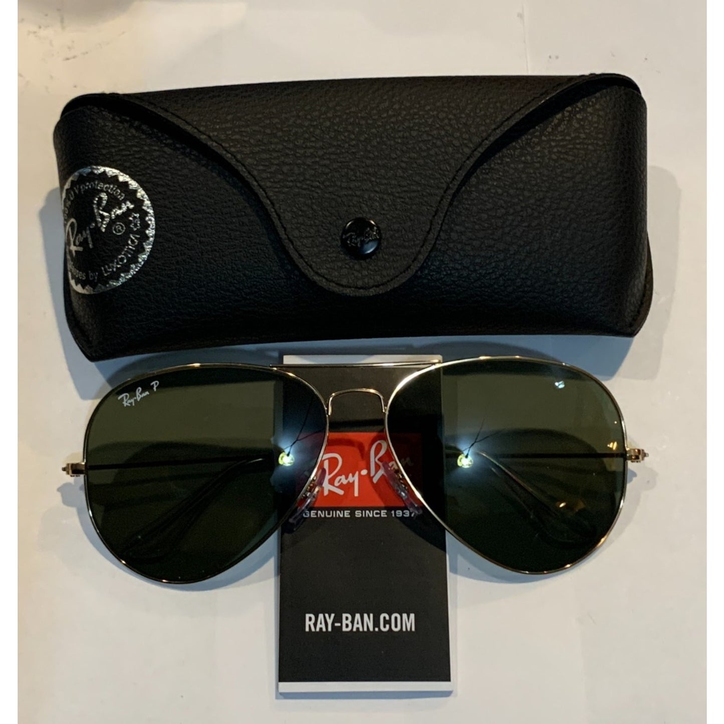 Ray Ban Aviator RB3025 Sunglasses,Gray Gradient Lenses,Unisex.