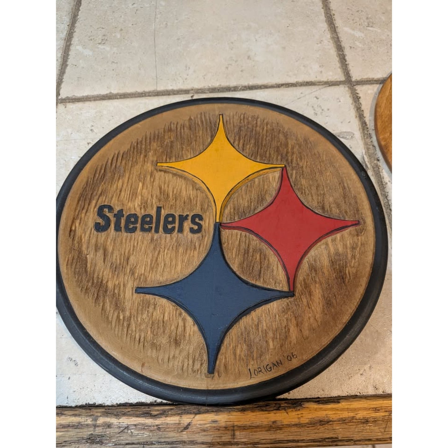 3-Set Wooden Penguin Plates
