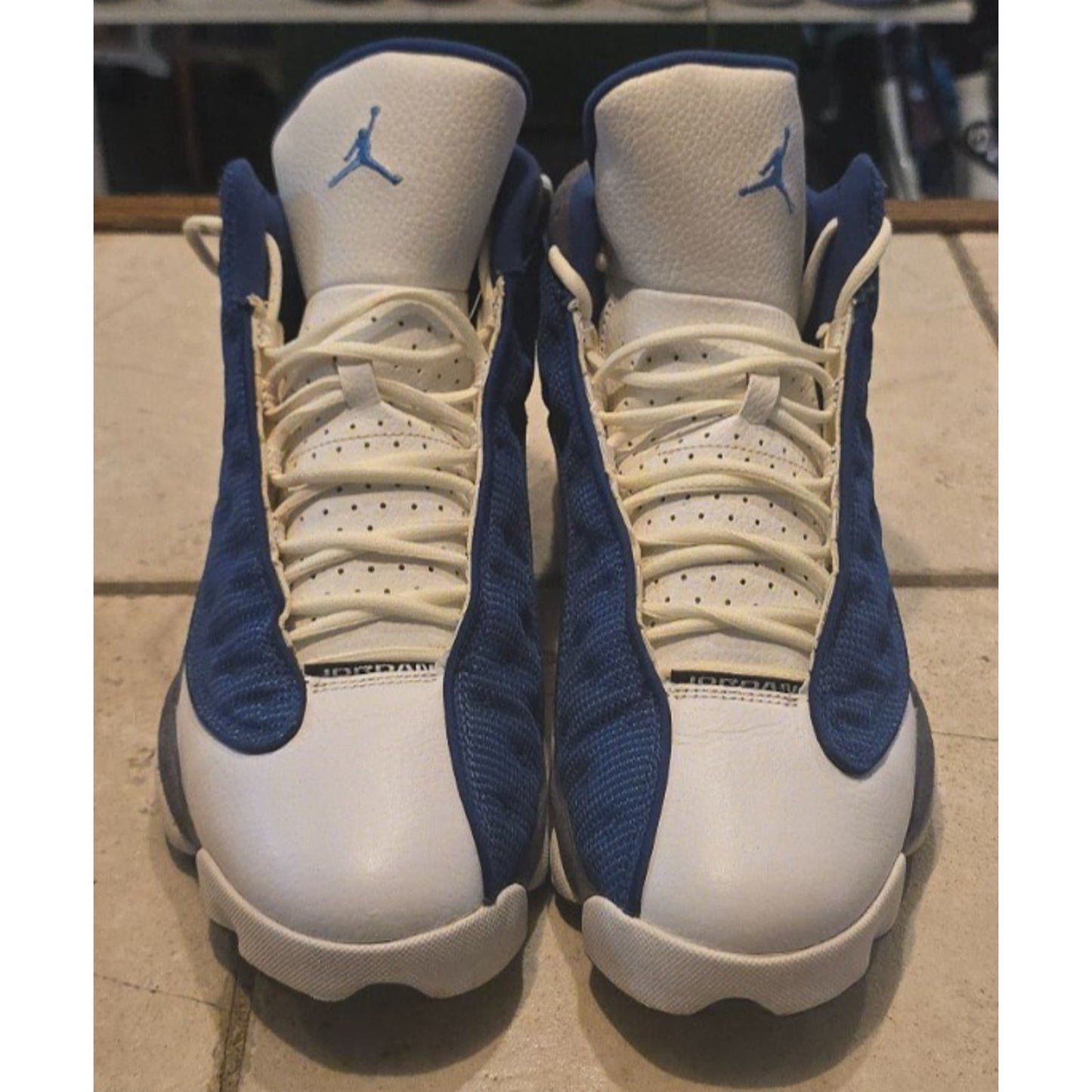 Nike Air Jordan XIII 13 Retro Flint Navy Blue Grey 414571-401 / 13M /