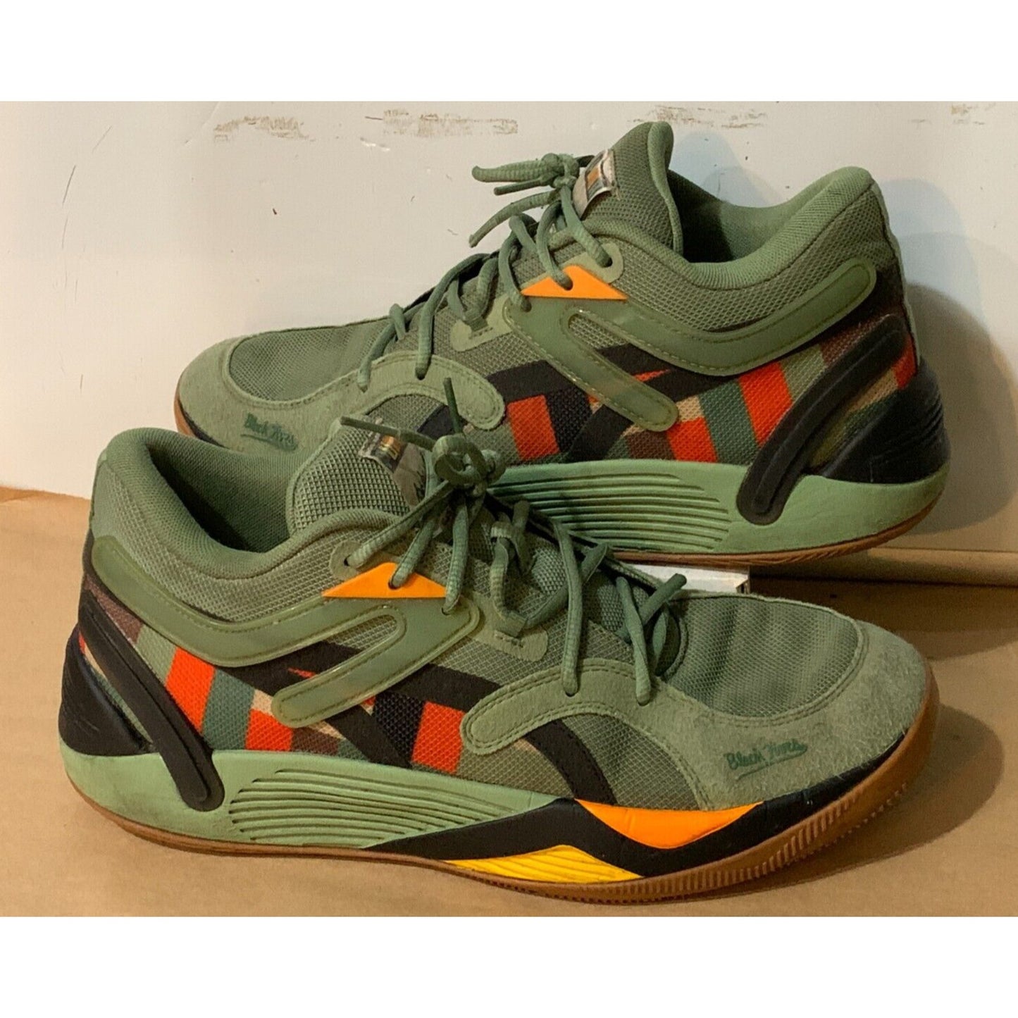 Puma TRC Blaze Court X Black Fives “Dusty Forest” Sample 377583-02 Men’s 11.5