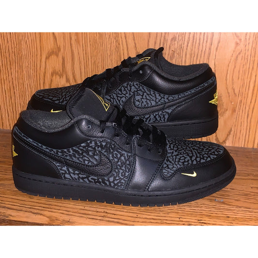 Nike Air Jordan 1 Low SE Black Anthracite Tour Yellow IM6568-010 Men’s Size 10.5