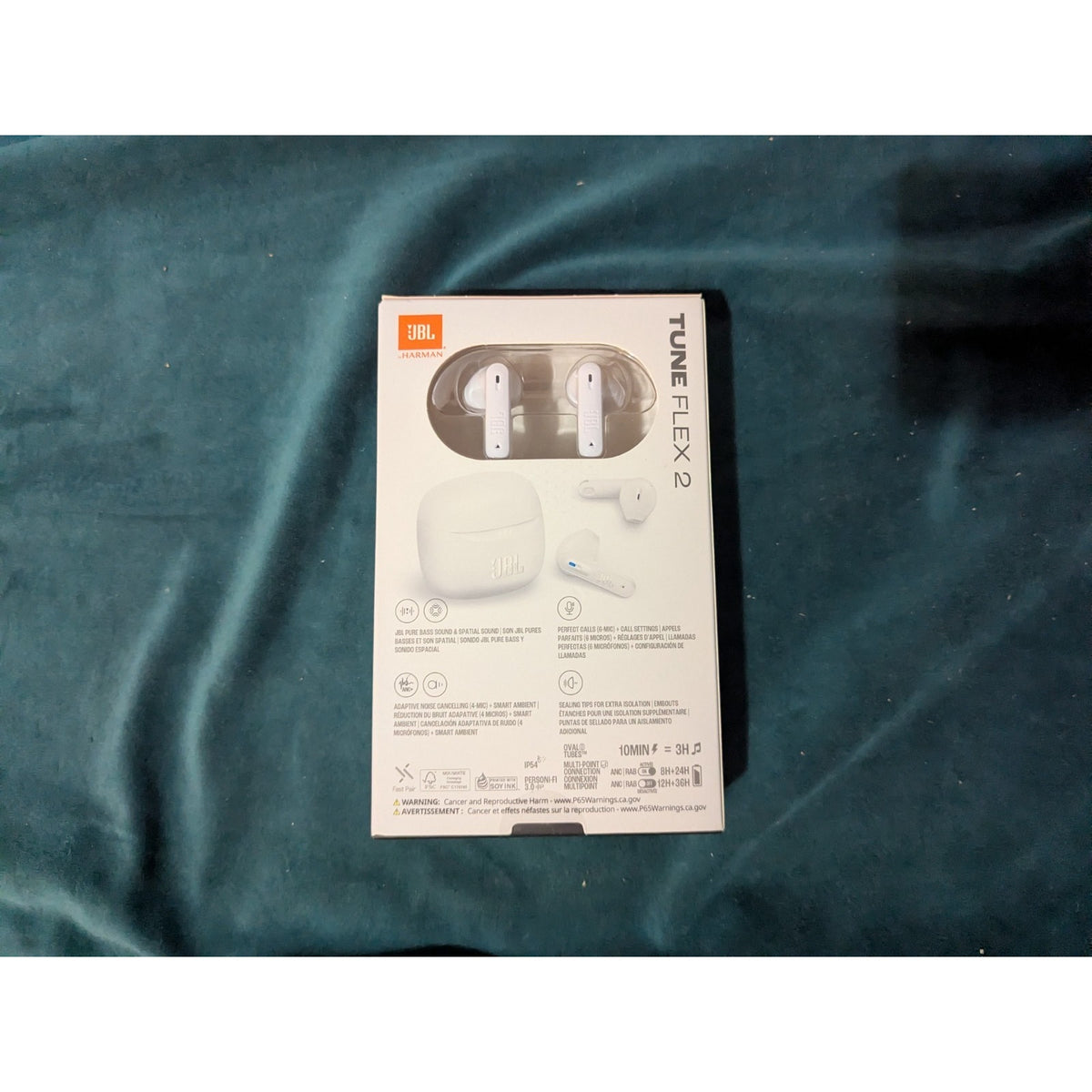 JBL Tune Flex 2 True Wireless Earbuds - White